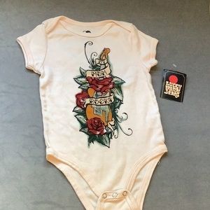 BNWT Tattoo Onesie by Lucky Brand 12-18 mths
